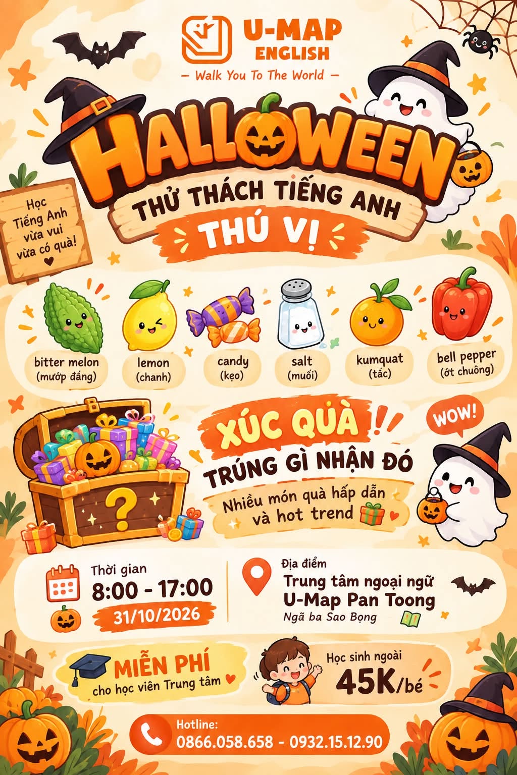 Lễ hội xúc quà Halloween 2026